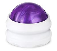 YESMET Palla massaggiante manuale, per alleviare il dolore, per auto-massaggio e rilassamento, per spalle, collo, schiena, piedi, tessuti profondi, dolori articolari (viola)