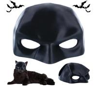 Yesmoyhe Halloween Bat Gatto Mask, Maschera Batmans per gatto, Maschera Di Batmans 3D Per Gatti, Maschera da pipistrello per gatto, Maschera Batcat, Batcat Mask, adatta alla maggior parte dei gatti