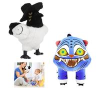 Yesmoyhe Kpop Peluche Tigre, 2pcs Kpop Cacciatore di demoni Giocattolo di Peluche, Cacciatore di demoni peluche a forma di tigre, Regalo Per I Fan, Decorazione di Halloween, Da Collezione