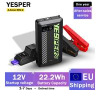 YESPER A-Armor MINI 2 Avviatore di emergenza per auto portatile 12V Tensione 6000mAh Capacità Alimentazione di emergenza per auto Booster LED Avviatore per auto