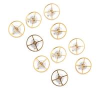 Yessetry 10 pezzi di ricambio per ruota di bilanciamento della parte di riparazione per orologio 8205 orologio movimento parte orologio strumento per orologiaio