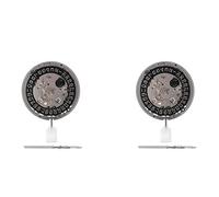 Yessetry 2 pezzi NH35/NH35A movimento meccanico con data nera di lusso orologio automatico Movt sostituzione kit alta precisione, nero, Nero