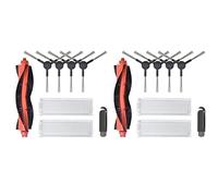 Yessetry 2 x per Mop Pro STYJ02YM/per V2 PRO/V3 Robot Aspirapolvere Principale/Laterale Hepa Filtro Accessori