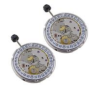 Yessetry 2X Alta Precisione PT5000 Movimento Automatico Orologio Meccanico 28800 Bph Data Display Clone 2824 25 Gioielli Diametro 25.6mm, Argento
