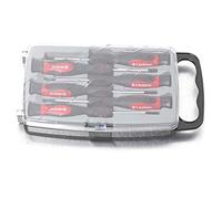 Yessetry 6 Pz/set Universale di Precisione Cacciavite Set Kit di Apertura Pinzette Pry Raschietto Orologio Apertura Strumento di Riparazione Set, nero, e rosso