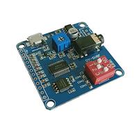 Yessetry DY-SV8F Modulo di riproduzione vocale Lettore MP3 UART I/O Trigger Amplificatore D 5W 8M Memoria Flash SD/TF Card per