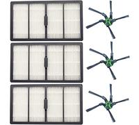 Yessetry Spazzole laterali di ricambio Filtro HEPA compatibile per S9 Robot Aspirapolvere Serie Accessori