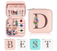 Yesteel Regali di laurea per lei 2024 Regali di laurea universitaria Regalo di laurea personalizzato per figlia, nipote, amici, sorella, custodia per gioielli da viaggio organizer per gioielli