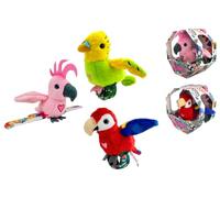 YesToys Happy Yappers serie 2 Pappagallo interattivo - 3 varianti