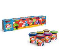 YesToys- Pasta 6 vasetti 112gr Yes Toys, YES52472