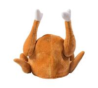 Yestree Divertente cappello tacchino unisex divertente cappello tacchino cappello di pollo divertente copricapo divertente per adulti Halloween Karnvel festa a tema del Ringraziamento