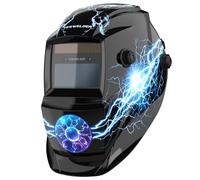 YESWELDER Casco per Saldatura True Color, Maschera per Saldatura Oscuramento Automatico Alimentata Energia Solare, Casco Saldatore 4/9-13 ampia schermatura per ARC MIG TIG