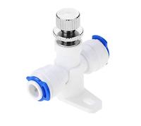 Yetaha - Tubo di regolazione del flusso dell'acqua, controllo della valvola, 1/4", regola la velocità dell'acqua, per sistemi a osmosi inversa