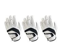 YETGFBH Guanto Golf, Guanti Da Golf Uomo Guanti Da Golf Antiscivolo Uomo Lasciato La Pelle Destra In A Tutto Meteorologica Grove Traspirante(Wear on LH 3Pcs,XL)