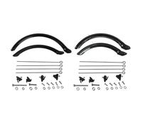 YETGFBH Parafango Bici,Parafango MTB Parafango for Bicicletta Pieghevole Resistente, Set di parafanghi Anteriori e Posteriori con Freno a V, Ruota da 20'', Accessori