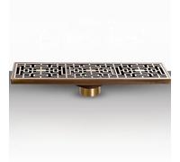 YETGFBH Scarico Doccia,Piletta Doccia Floor Dreans 30/20/15 / 12CM Ottone Doccia Drain Draft Bagno Deodorante Piano Quadrato Scolare Cover Grete(7)