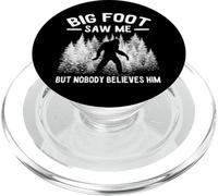 Yeti Bigfoot mi ha visto ma nessuno gli crede Sasquatch PopSockets PopGrip per MagSafe