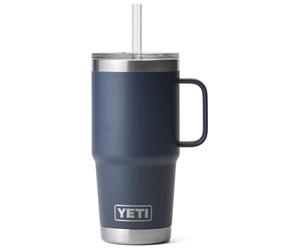 Yeti - Boccale isotermico - Rambler 25 Oz Straw Mug Navy - Blu navy