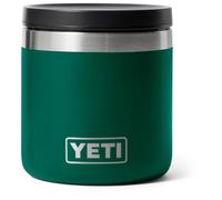 YETI Rambler - Barattolo per alimenti, isolamento sottovuoto, in acciaio inox, con coperchio MagVent a tenuta stagna, verde foresta nera, 473 ml
