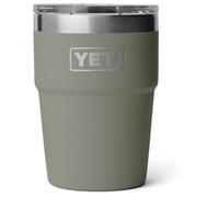 Yeti Coolers - Rambler Stackable Cup - Bicchiere isolante 473 ml olivia/grigio