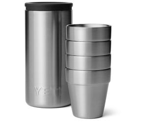 Yeti Coolers - Shot Glasses & Case - Pentolino 50 ml grigio