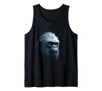 Yeti Face Creatura Neve Montagna Leggende Arte Canotta
