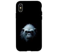 Yeti Face Creatura Neve Montagna Leggende Arte Custodia per iPhone X/XS