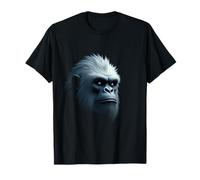 Yeti Face Creatura Neve Montagna Leggende Arte Maglietta