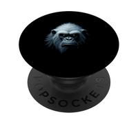 Yeti Face Creatura Neve Montagna Leggende Arte PopSockets PopGrip Adesivo