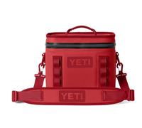 YETI Hopper Flip 8 Cool Bag, Portable & Insulated Backpack Cooler, Rescue Red