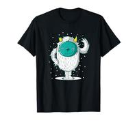 Yeti Ice Monster rompe Le Sue Corna Inverno Maglietta