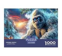 Yeti in WinterMagnificent 1000-Piece Jigsaw Puzzles for Adults Boasting Impossible-to-Difficult Level Challenging Puzzle Educational Games for Everyone - These Magnificent Jigsaw Puzzles Challenge Ad