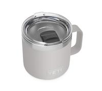 YETI Rambler 14 oz Becher, vakuumisolierter Edelstahl mit MagSlider-Deckel, Granitgrau