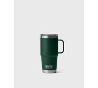 YETI Rambler Travel Mug, Stainless Steel Vacuum Insulated Mug with Stronghold Lid, Black Forest Green, 20 oz (591 ml)