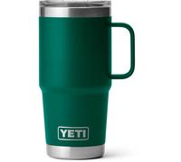 YETI Rambler Travel Mug, Stainless Steel Vacuum Insulated Mug with Stronghold Lid, Black Forest Green, 20 oz (591 ml)