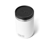 YETI Rambler - Barattolo per alimenti, isolamento sottovuoto, in acciaio inox, con coperchio MagVent a tenuta stagna, bianco, 473 ml