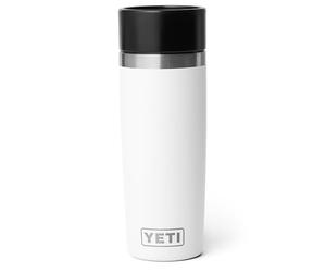 YETI Rambler - Bottiglia da viaggio da 473 ml, con tappo a prova di perdite, in acciaio inox, isolata sottovuoto, colore: bianco