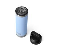 YETI Rambler Bottle Chug, Vacuum Insulated Stainless Steel Bottle with Chug Cap, Big Sky Blue, 18oz (532 ml)