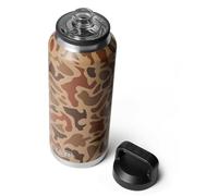 YETI Rambler Bottle Chug, Vacuum Insulated Stainless Steel Bottle with Chug Cap, Wetlands Camo, 36 oz (1065 ml)