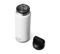 Yeti Coolers - Rambler Bottle Chug - Bottiglia termica 1064 ml bianco/grigio
