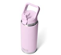 YETI Rambler C - Bottiglia con cannuccia a forma di C, in acciaio inox, con tappo a tenuta stagna, 769 ml, motivo: fiori di ciliegio