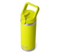 YETI Rambler C Bottiglia con tappo di cannuccia abbinato, Firefly giallo, 532 ml