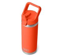 YETI Rambler C Flacone con coperchio per cannuccia, colore coordinato, papaia, 18 oz (532 ml)