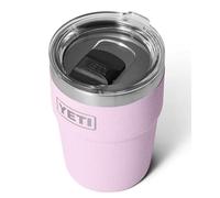 YETI Rambler Cup, tazza isolata sottovuoto in acciaio inox impilabile con coperchio Magslider, fiori di ciliegio, 475 ml