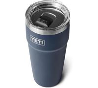 YETI Rambler Cup, Vacuum Insulated Stainless Steel Stackable Cup with Magslider Lid, Navy, 30 oz (887 ml)