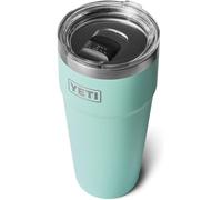 YETI Rambler Cup, Vacuum Insulated Stainless Steel Stackable Cup with Magslider Lid, Seafoam, 30 oz (887 ml)