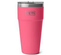 YETI Rambler Cup, Vacuum Insulated Stainless Steel Stackable Cup with Magslider Lid, Tropical Pink, 30 oz (887 ml)