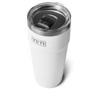 YETI Rambler Cup, Vacuum Insulated Stainless Steel Stackable Cup with Magslider Lid, White, 30 oz (887 ml)