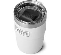 YETI Rambler Cup, Vacuum Insulated Stainless Steel Stackable Cup with Magslider Lid, White, 8 oz (237 ml)