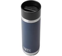 YETI Rambler Hotshot Bottle, Vacuum Insulated Stainless Steel Bottle with Hotshot Cap, Navy, 18 oz (532 ml)